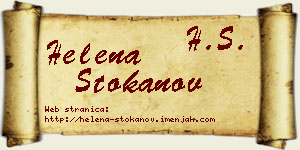 Helena Stokanov vizit kartica